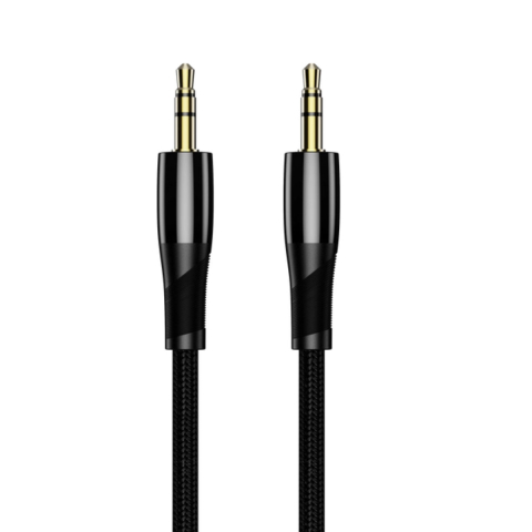 Cablu Audio Jack 3.5mm Tata-Tata, Jellico B21, Cu Conectori Auriti si Impletitura Rezistenta, pentru Transfer Audio Hi-Fi la Boxe, Casti, Masina si Dispozitive Mobile [1]