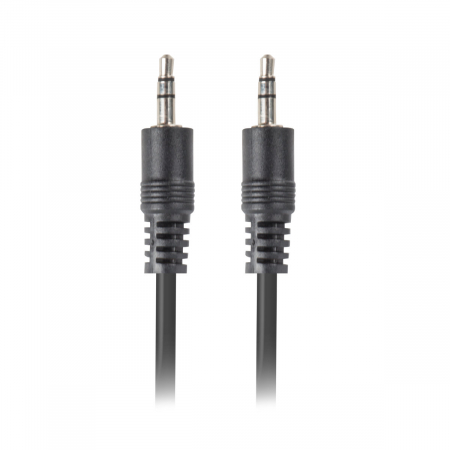 Cablu audio Lanberg 41625, stereo, lungime 10 m, conectori cu 3 pini jack 3.5mm tata la jack 3.5mm tata, negru [1]