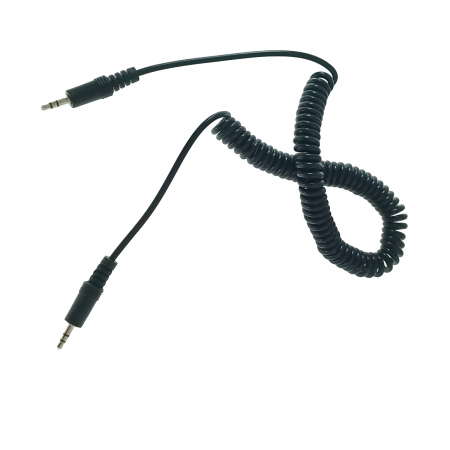 Cu mufa jack 3.5 - Cablu audio spiralat jack 3,5 mm tata-tata, Xtreme 10703, 3m lungime, negru