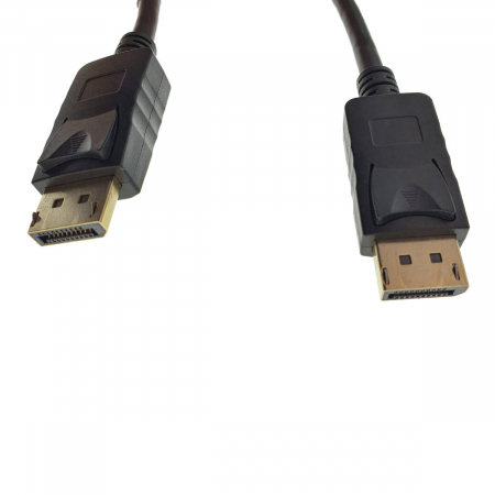 Cablu audio-video, Lanberg 41337, conectori DisplayPort (DP) tata la DisplayPort (DP) tata, lungime 1.8m, rezolutie 4K, negru [2]