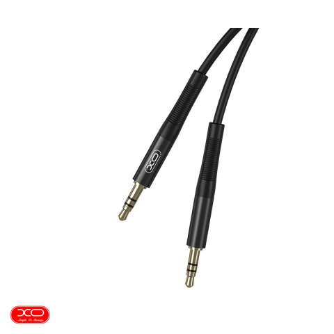 Cu mufa jack 3.5 - Cablu audio XO NB-R175B jack 3,5 mm jack 3,5 mm 2,0 m, cablu 2m, Negru