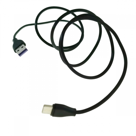Cablu cu conectori USB-A tata la USB-C tata, 3.1A, lungime 100cm, Jellico YG-10 92130, incarcare, transfer date, negru [3]