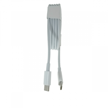 Cablu cu conectori USB-C tata la USB-C tata, pentru incarcare pana la 18W, lungime 100cm, alb [3]