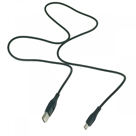 Accesorii IT - Cablu cu conectori USB tata la USB Tip C tata, XO NB238, 2.4 A, lungime 1m, negru