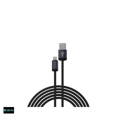 Cabluri de date telefoane - Cablu de date Devia Gracious EC650, USB-A - USB-C, 1 m, 2,4A, negru