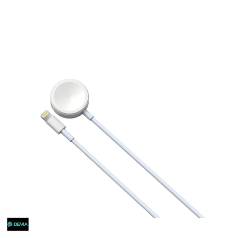 Cablu de date Devia Smart EA199 inductive, 2 in 1, USB-A - Lightning, 1,2 m, alb [3]