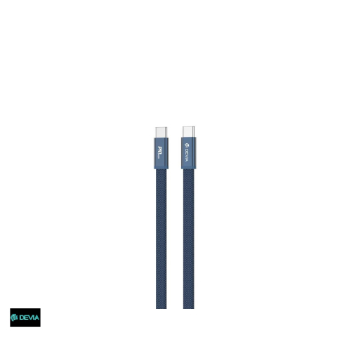 Cabluri de date telefoane - Cablu de date Devia Ultra3, USB-C - USB-C, 1,5 m, 240W, albastru