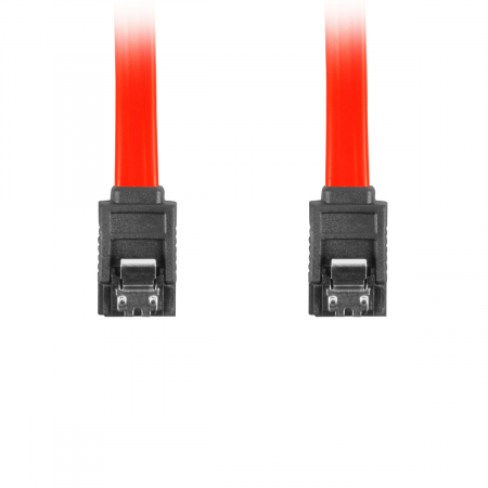 Cablu de conectare , Lanberg , SATA Data II mama/mama 3GB/S , 0.7m , rosu [1]