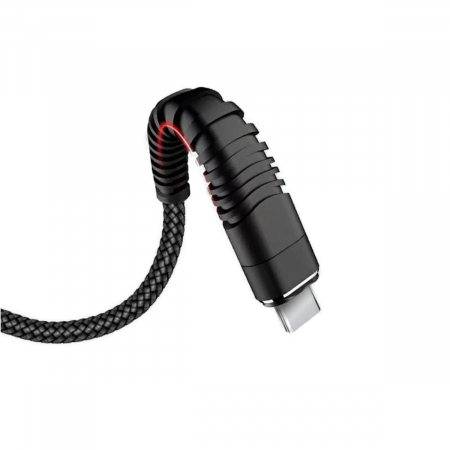 Cablu de date si alimentare, Kabel Armour, 2.1A, conector USB Tip A tata la USB Tip C tata, lungime 200 cm, negru [1]