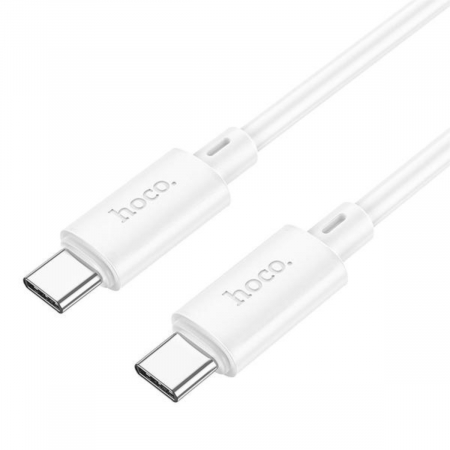 Accesorii IT - Cablu de date si alimentare premium, PD60W, conectori USB Tip C tata la USB Tip C tata, HOCO X88, lungime 100 cm, Alb