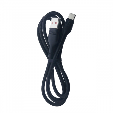 Cablu de date si alimentare, XO-NB55 89975, 5 A, conector USB la USB Tip C tata, lungime 100 cm, negru [1]
