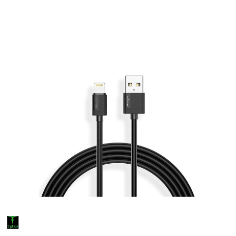Cabluri de date telefoane - Cablu de date T-Phox Nets, USB-A - Lightning, 2 m, 3A, negru