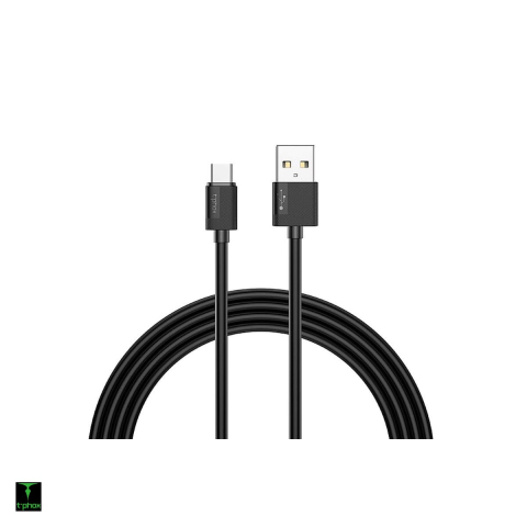 Cabluri de date telefoane - Cablu de date T-Phox Nets, USB-A - USB-C, 2 m, 3A, negru