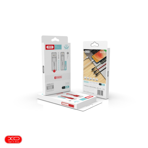 Cablu de date XO NB-Q166, USB-A - Lightning, 1 m, 5A, alb [3]