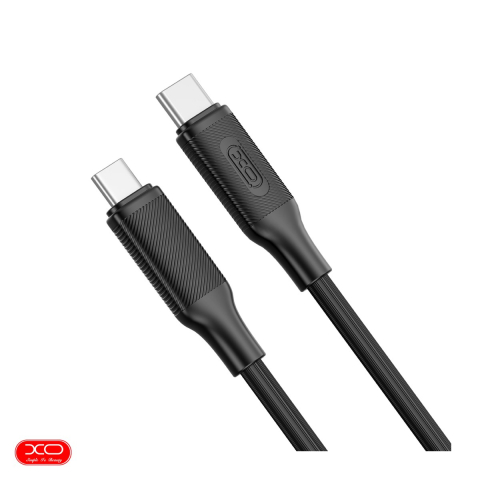 Cablu de date XO NB-Q265B, USB-C - USB-C, 1 m, 60W, negru [3]