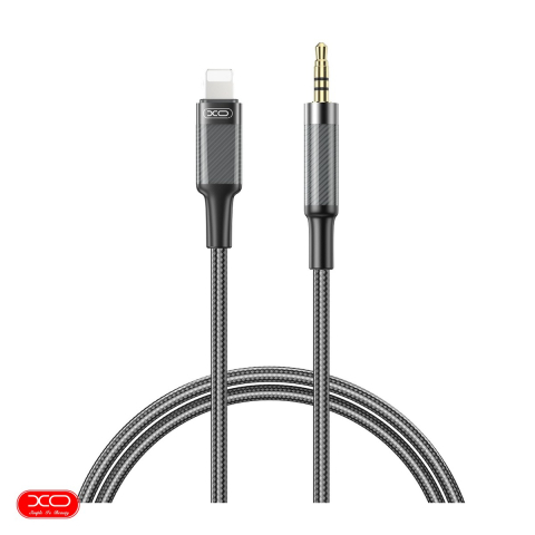 Cabluri de date telefoane - Cablu de date XO NB-R279A, Jack 3.5 mm - Lightning, 1 m, negru