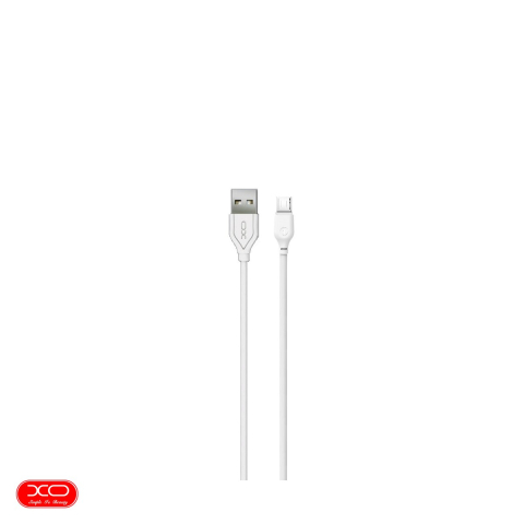 Cabluri de date telefoane - Cablu de date XO NB103, USB-A - Micro USB, 1 m, 2,1A, alb