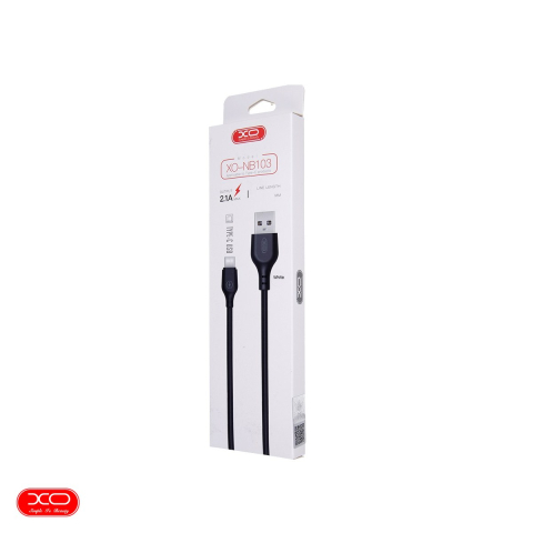 Cablu de date XO NB103, USB-A - USB-C, 2 m, 2,1A, negru [3]