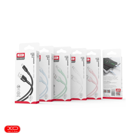 Cablu de date XO NB212, USB-A - Micro USB, 1 m, 2,1A, negru [3]