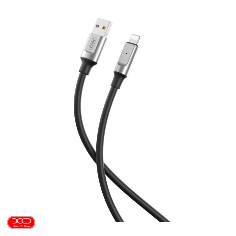 Accesorii IT - Cablu de date XO NB251, USB-A - Lightning, 1 m, 6A, negru