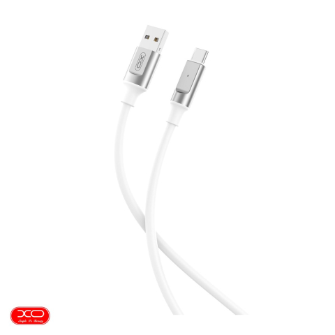 Accesorii IT - Cablu de date XO NB251, USB-A - USB-C, 1 m, 6A, alb