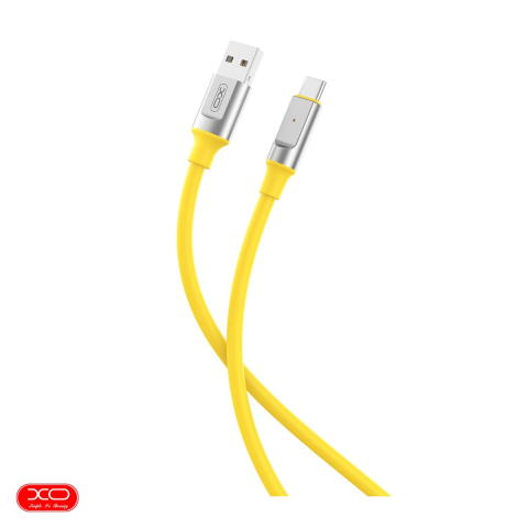 Accesorii IT - Cablu de date XO NB251, USB-A - USB-C, 1 m, 6A, galben