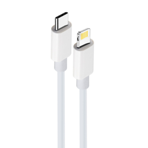 Cablu de Incarcare si Date Maxlife MXUC-05 USB-C la conector tip Lightning, 2m, 20W, Alb, pentru Incarcare Rapida la Distanta [2]