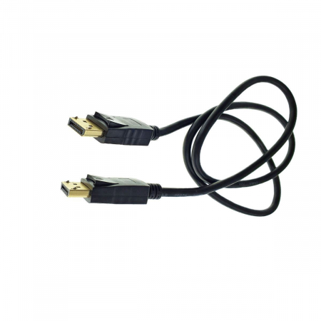 Cablu DisplayPort DP, 1m, conectori tata-tata cu autoblocare, 4K UHD la 60Hz si pana la 8 canale audio [1]