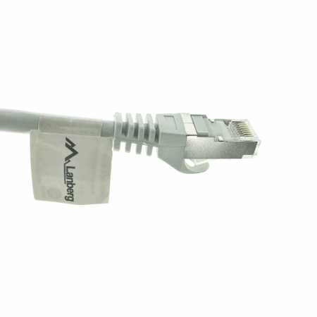 Cablu ecranat FTP, Lanberg 41888, cat.6, mufat 2xRJ45, lungime 20m, AWG 26, 250 MHz, de legatura retea, ethernet, gri [2]