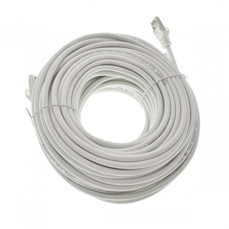 Cablu ecranat FTP, Lanberg 42101, cat.5e, mufat 2xRJ45, lungime 20m, AWG 26, 100 MHz, de legatura retea, ethernet, alb [3]