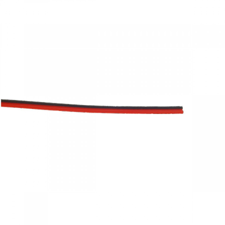 Benzi Led - Cablu electric cu doua fire 2x0.35mm, lungime 100cm, pentru benzi led de 12V, rosu cu negru