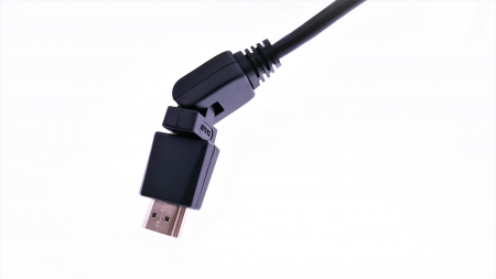 Cablu HDMI 1.2 Full HD, 3m - Cu Adaptoare Rotative 360° - Soluție pentru Conexiuni în Spații Înguste [2]