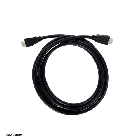 Cablu HDMI - Cablu HDMI v1.4 tata-tata, lungime 3 m, rezolutie 4K la 3840 x 2160 @ 30Hz, cu invelis exterior din PVC, Negru