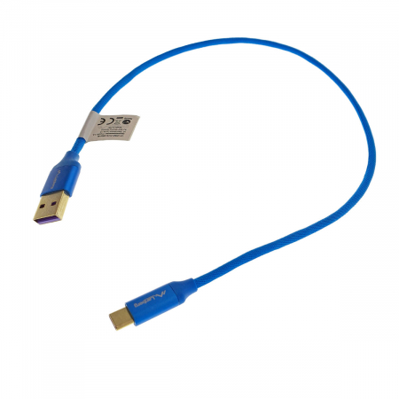Cablu Date/Incarcare Lanberg USB-A USB-C 0.5m Albastru [2]