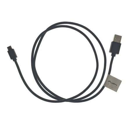 Cablu microUSB 2.0 tata la USB 2.0 tata, Lanberg 41635, QC 3.0, cupru, lungime 100cm, negru [5]