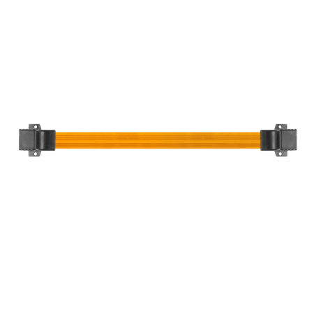 Cablu panglica Ethernet cat 5e, plat si ultrasubtire 0.2 mm, Lanberg 42712, de extensie pe sub ferestre, 2 x RJ45 mama, 23 cm, flexibil [2]