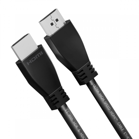 Cabluri transfer video - Cablu premium HDMI v.2.1 8K-60Hz, 4K-120Hz, 3m lungime, Omega 45298, 48Gbps, HDR, Ethernet, eARC, negru