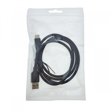 Cablu premium USB 3.0 tata la USB 3.0 tip C tata, 100 cm, Revolution 100, PD, 5A , 100W, invelis textil, carcasa aluminiu, negru [5]