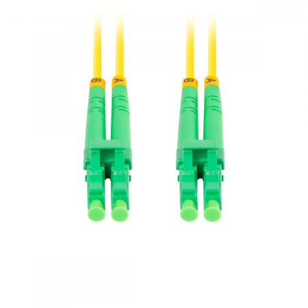 Cablu retea fibra optica cu lungime 1 m si conectori LC/APC-LC/APC, Lanberg Z32312, SM, DUPLEX 3.0MM G657A1 LSZH, galben [4]