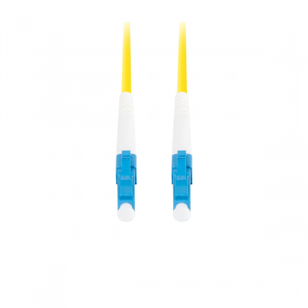 Cablu retea fibra optica cu lungime 1 m si conectori LC/UPC-LC/UPC, Lanberg Z43310, SM, SIMPLEX 3.0MM G657A1 LSZH, galben [4]