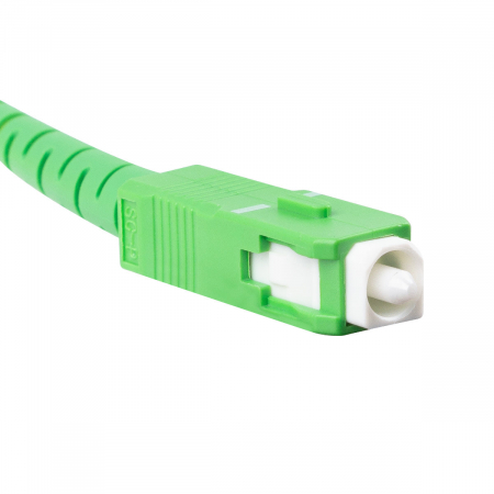 Cablu retea fibra optica cu lungime 15 m si conectori SC/APC-SC/APC, Lanberg Z43075, SM, SIMPLEX 3.0MM G657B3 LSZH, alb [1]