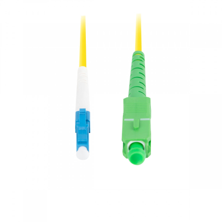Cablu retea fibra optica cu lungime 5 m si conectori LC/UPC-SC/APC, Lanberg Z43305, SM, SIMPLEX 3.0MM G657A1 LSZH, galben [4]