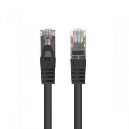 Cablu de retea, patchcord CAT6 FTP Lanberg, 2 X RJ45, lungime 3m, AWG26, 10Gb/s-250MHz, ethernet, negru [1]