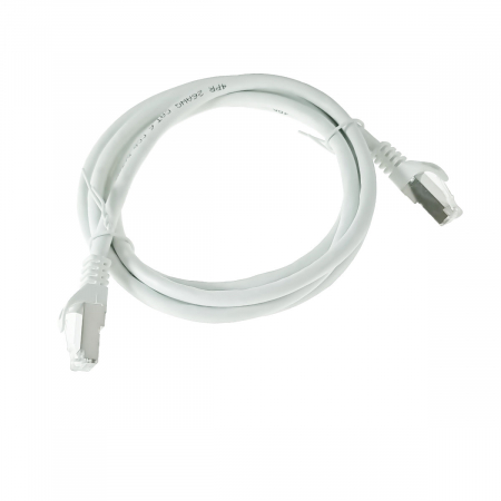 Cablu retea-patchcord CAT6 FTP, Lanberg 43627, 2 X RJ45, lungime 1.5m, AWG26, 10Gb/s-250MHz, de legatura retea, ethernet, alb [2]