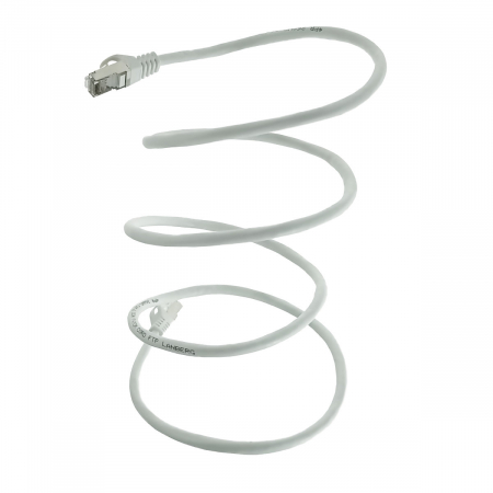 Cablu FTP tip patch - Cablu retea-patchcord CAT6 FTP, Lanberg 43627, 2 X RJ45, lungime 1.5m, AWG26, 10Gb/s-250MHz, de legatura retea, ethernet, alb