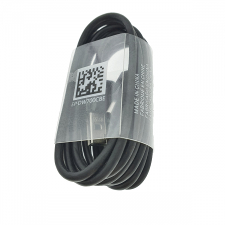 Cablu Samsung EP-DW700CBE, USB tip A tata la USB tip C tata, lungime 1.5 m, negru [1]