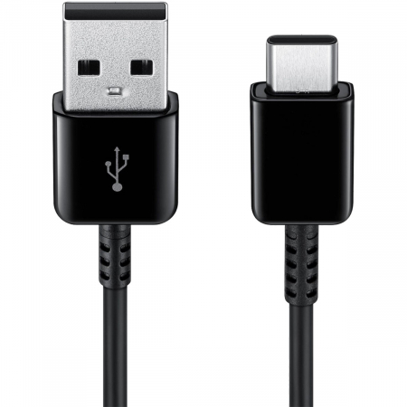 Cabluri USB tip C - Cablu Samsung EP-DW700CBE, USB tip A tata la USB tip C tata, lungime 1.5 m, negru