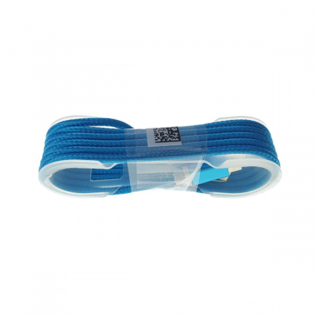 Cablu USB 2.0 la USB tip C, invelis textil, 120cm, albastru [1]