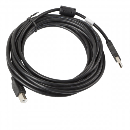 Imprimanta USB 2.0 - Cablu de date Lanberg, USB 2.0, 5m, Negru