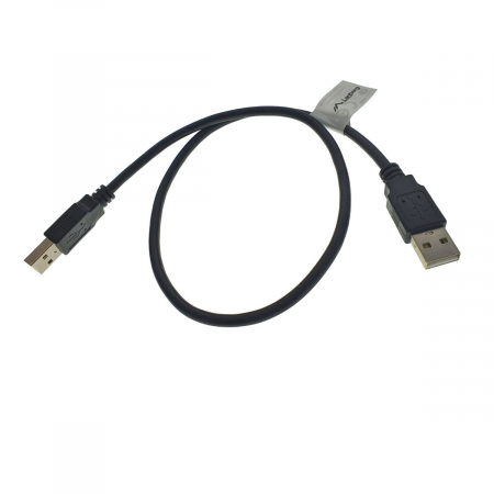 Cablu USB 2.0 tata la USB 2.0 tata, Lanberg 42774, lungime 50cm, negru [2]